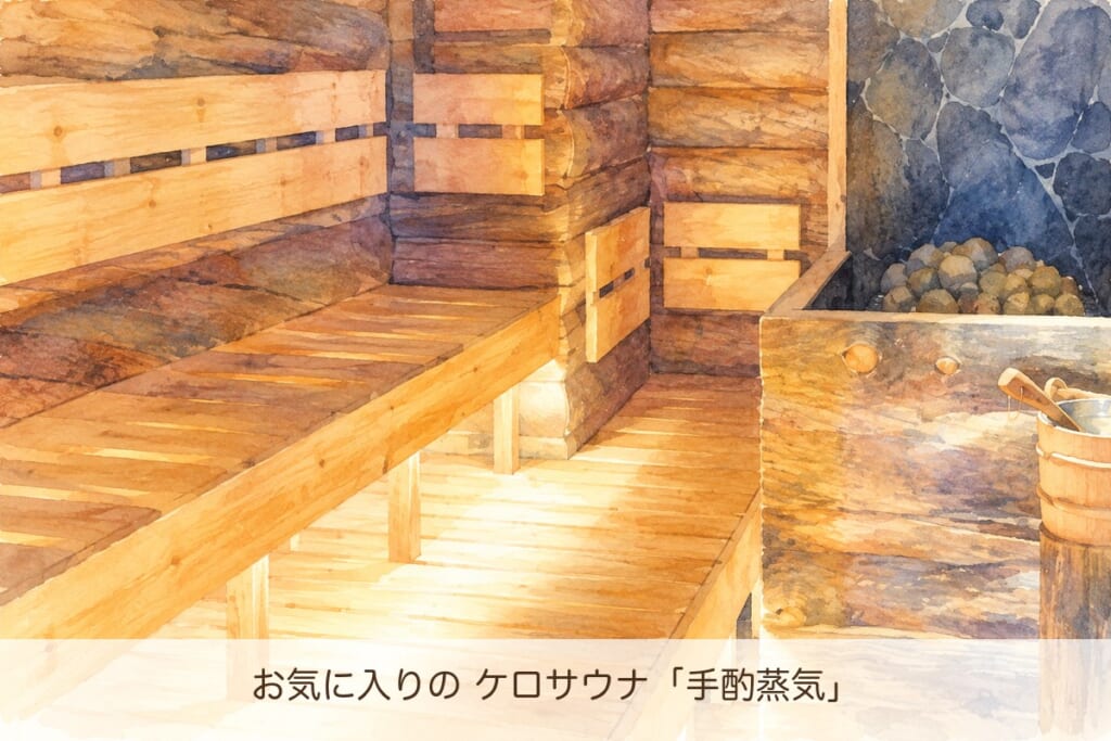 サウナ東京 ケロサウナ 手酌蒸気