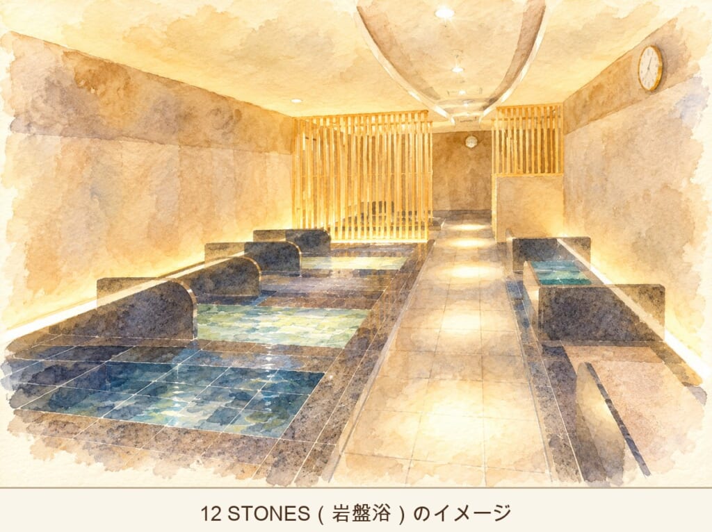 うめきた温泉 蓮の岩盤浴 12 STONESのイメージ